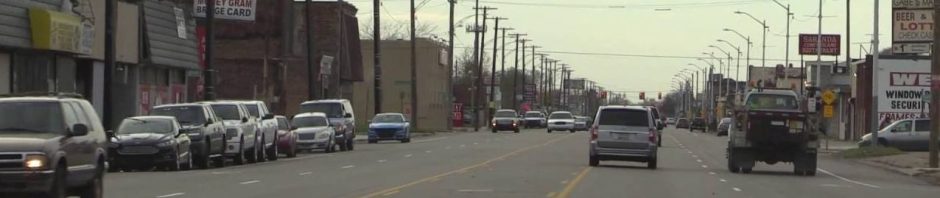 East Warren Avenue in District 4 when there were twice as many lanes as now.