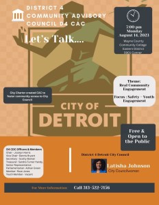 August 4th CAC Meeting